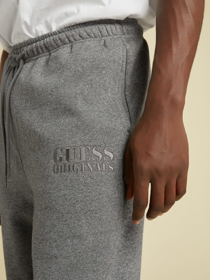 Guess Logo Jogging Pant Erkek Jogger Pantolon Gri | TR-859685