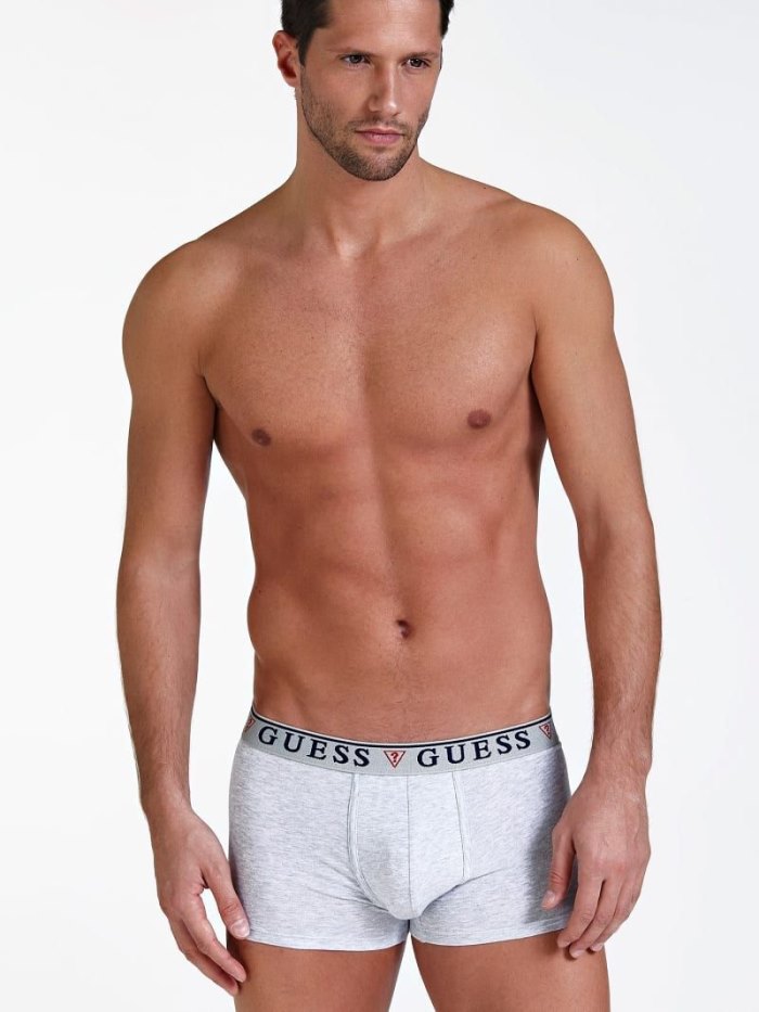 Guess Logo Pack 3 Erkek Boxers Beyaz | TR-545414