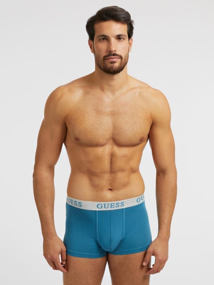 Guess Logo Pack 3 Erkek Boxers Siyah | TR-682896