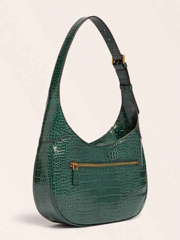 Guess Maimie Croc Print Kadın Hobo Çanta Yeşil | TR-915711