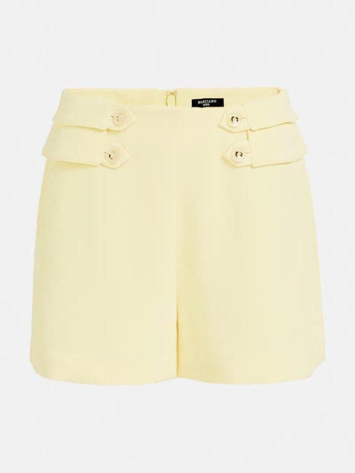 Guess Marciano Shorts Buttons Kadın Şort Sarı | TR-018642