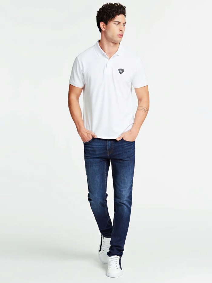 Guess Marciano Slim Fit Erkek Giyim Mavi | TR-471220