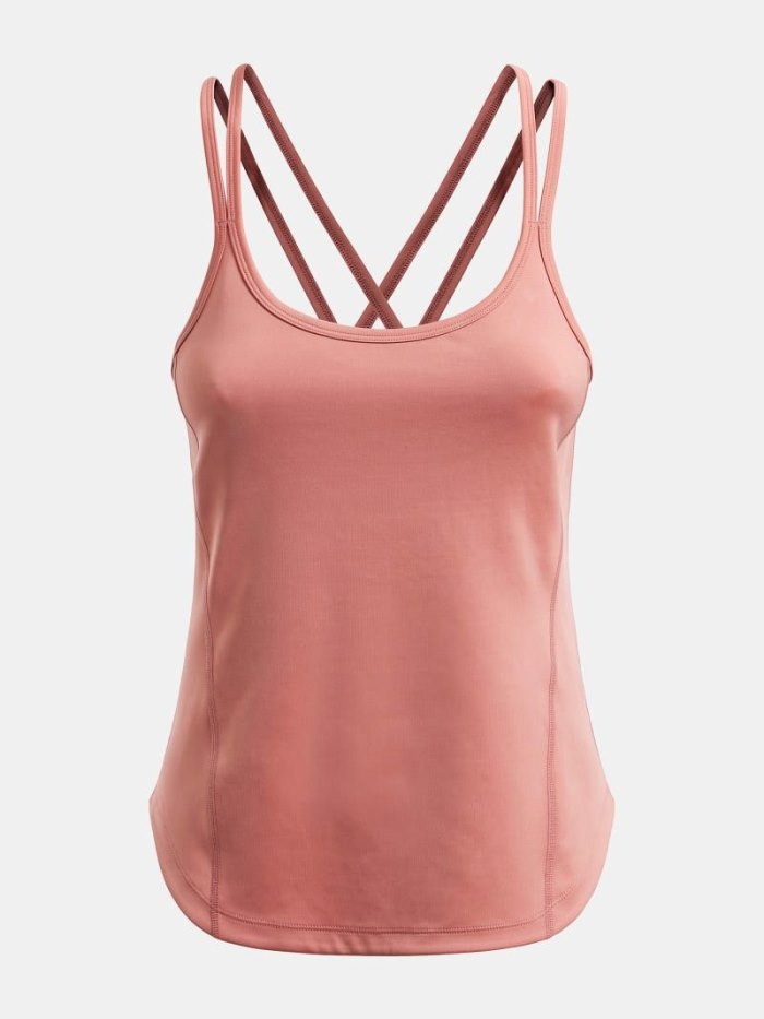 Guess Microfiber Tank Top Kadın Atlet Koyu Pembe | TR-330847