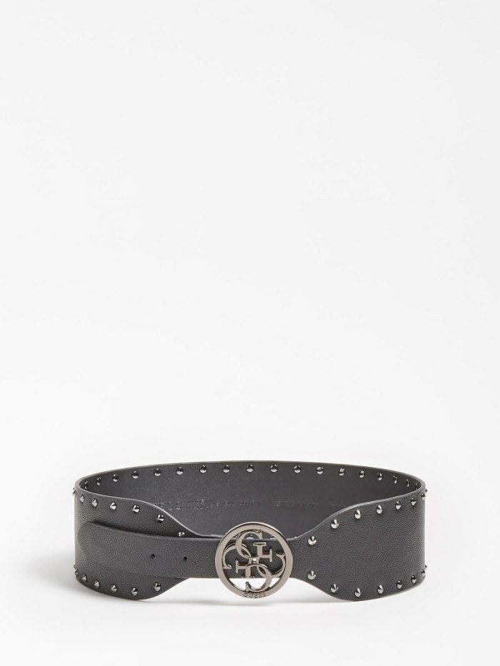 Guess Mika Studded Belt Kadın Kemer Gümüş | TR-718071