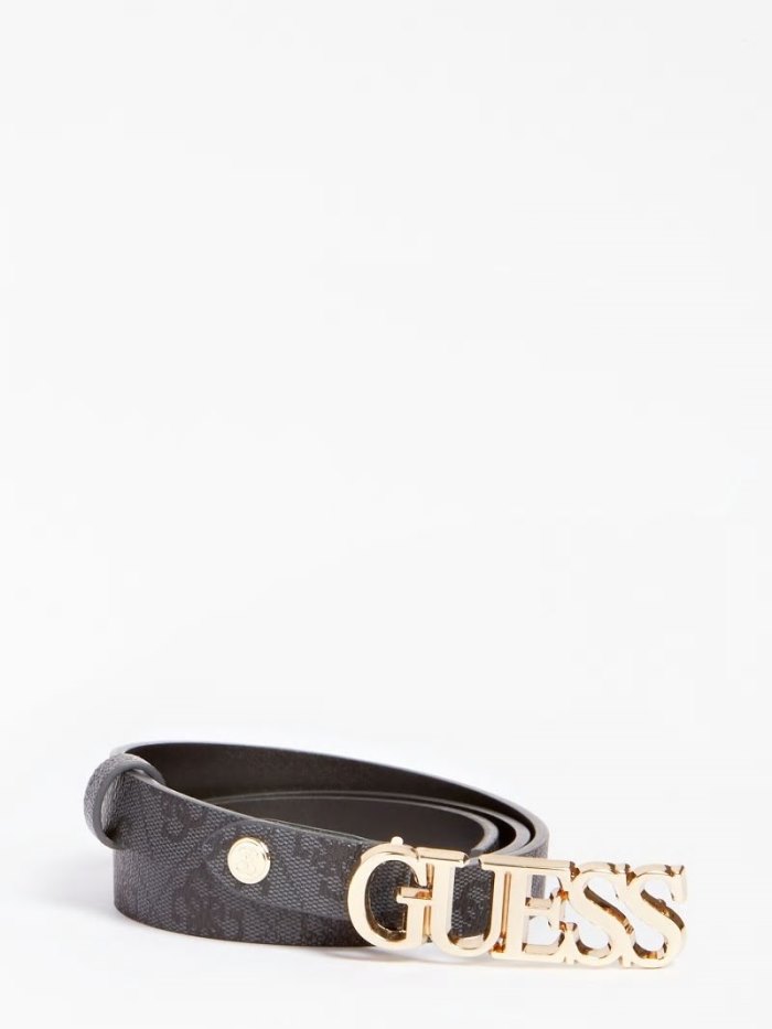 Guess Naya 4g Logo Belt Kadın Kemer Gri | TR-267386