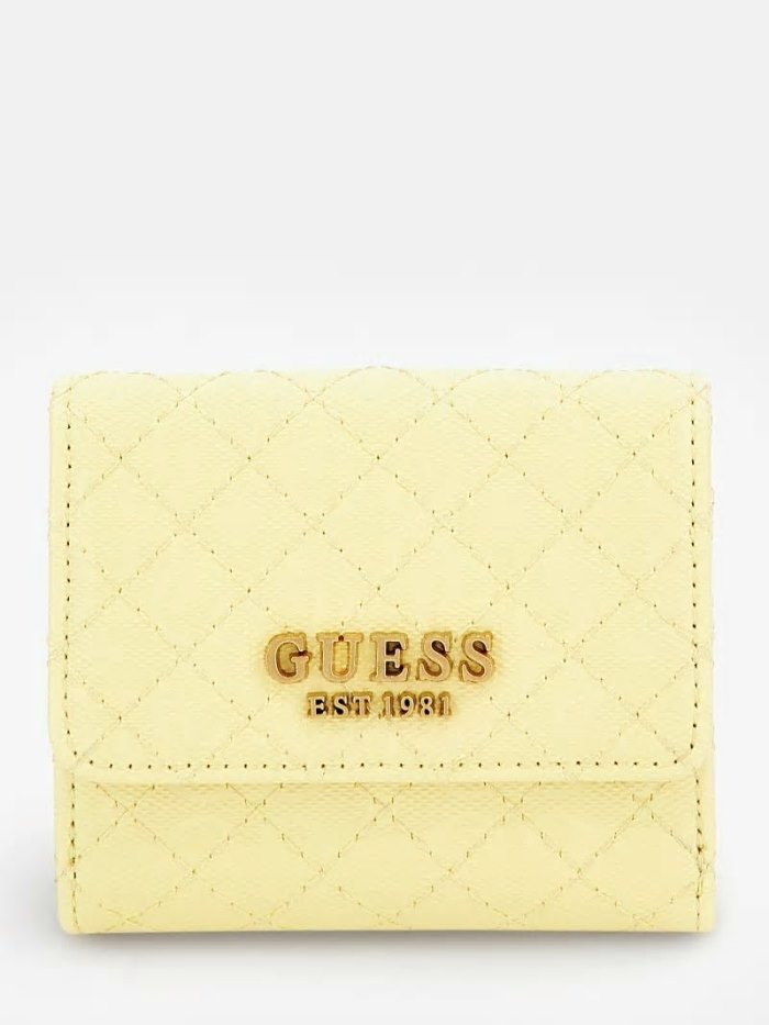 Guess Nerina Kapitone Mini Kadın Cüzdan Sarı | TR-380436