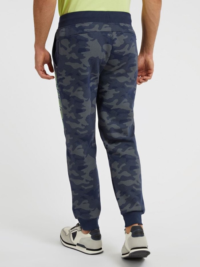 Guess Pantolonlar All Over Camouflage Print Jogger Pant Erkek Jogger Pantolon Gri | TR-639330