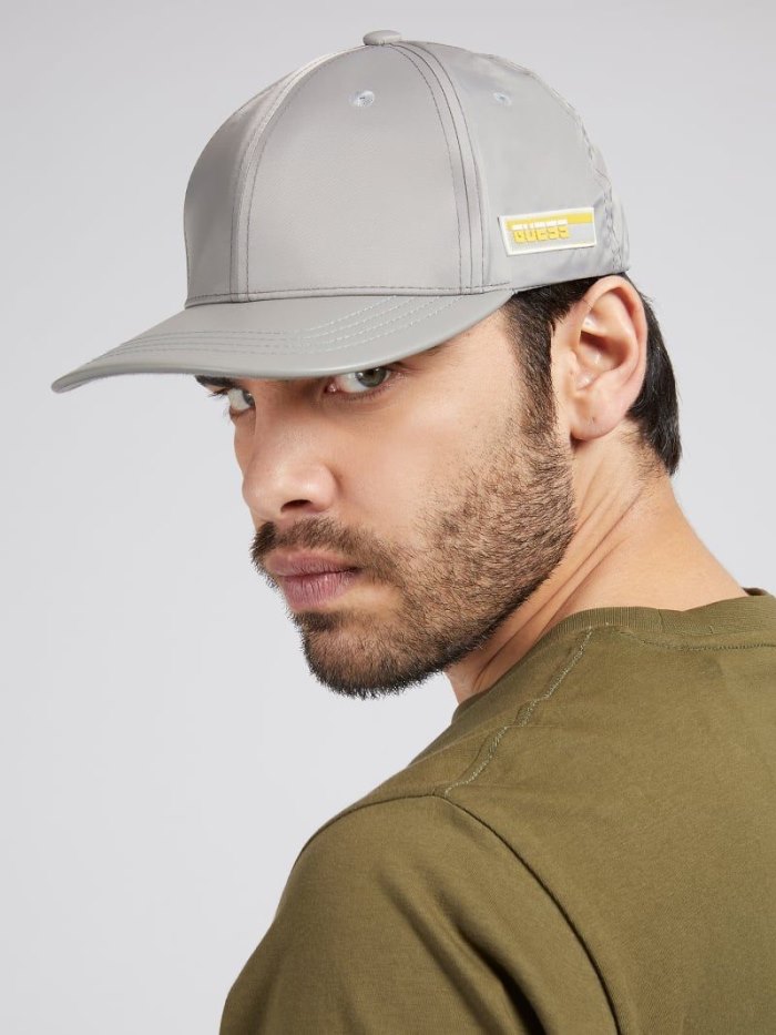 Guess Peaked Erkek Cap Şapka Gri | TR-774427