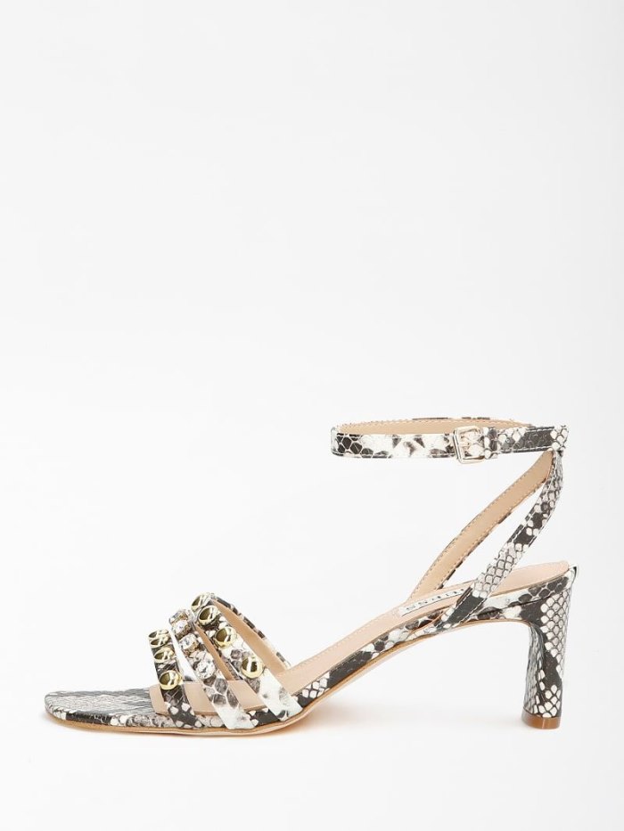 Guess Selene Animalier Kadın Sandalet Gri | TR-076281