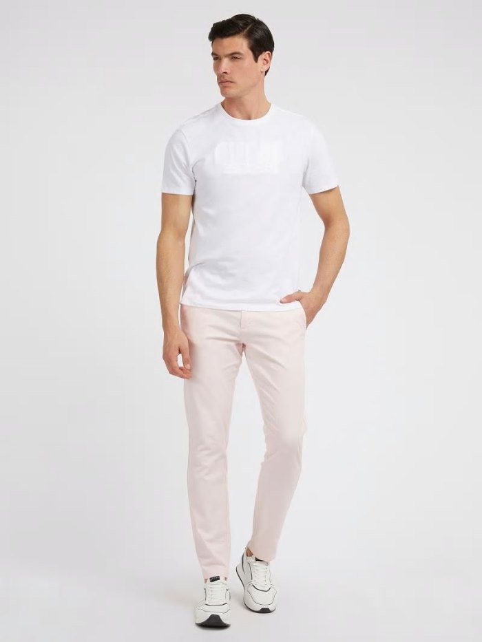 Guess Slim Fit Erkek Pantolonlar Pembe | TR-132298