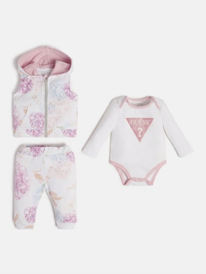 Guess Sweatshirt Pant And Body Çocuk Sets Pembe | TR-957899