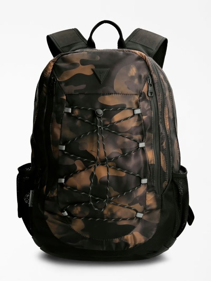 Guess Tech Essential Erkek Sırt Çantaları Camouflage | 5RSK2GP5