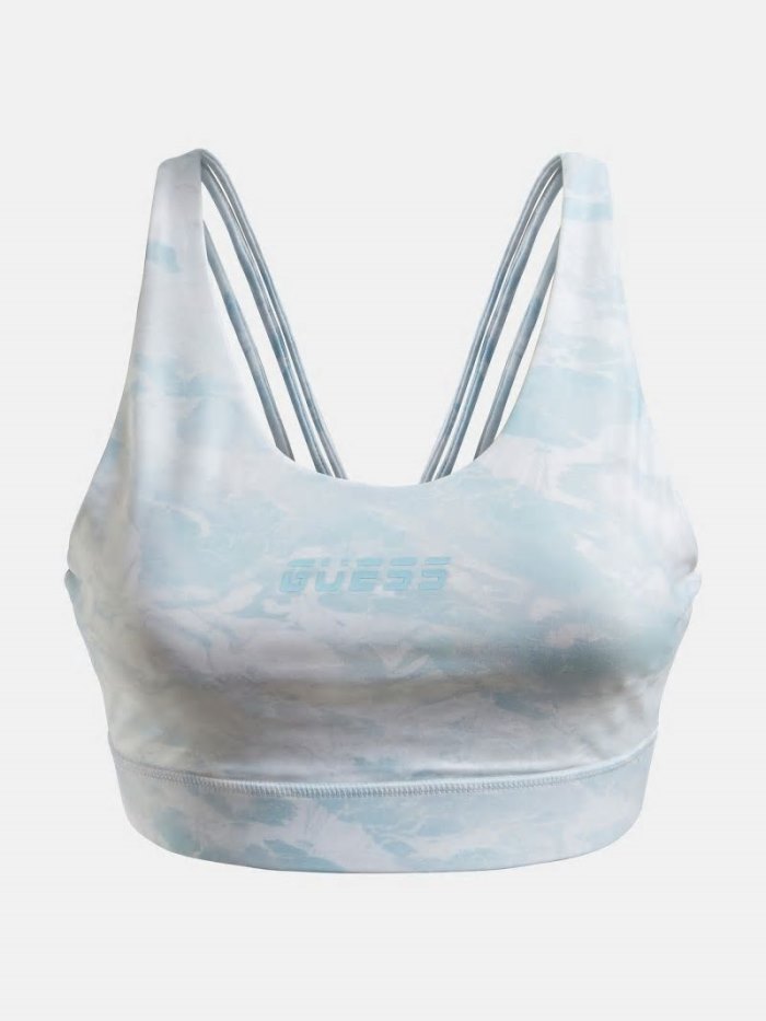 Guess Tie Dye Active Kadın Sütyen Açık Mavi | TR-304568