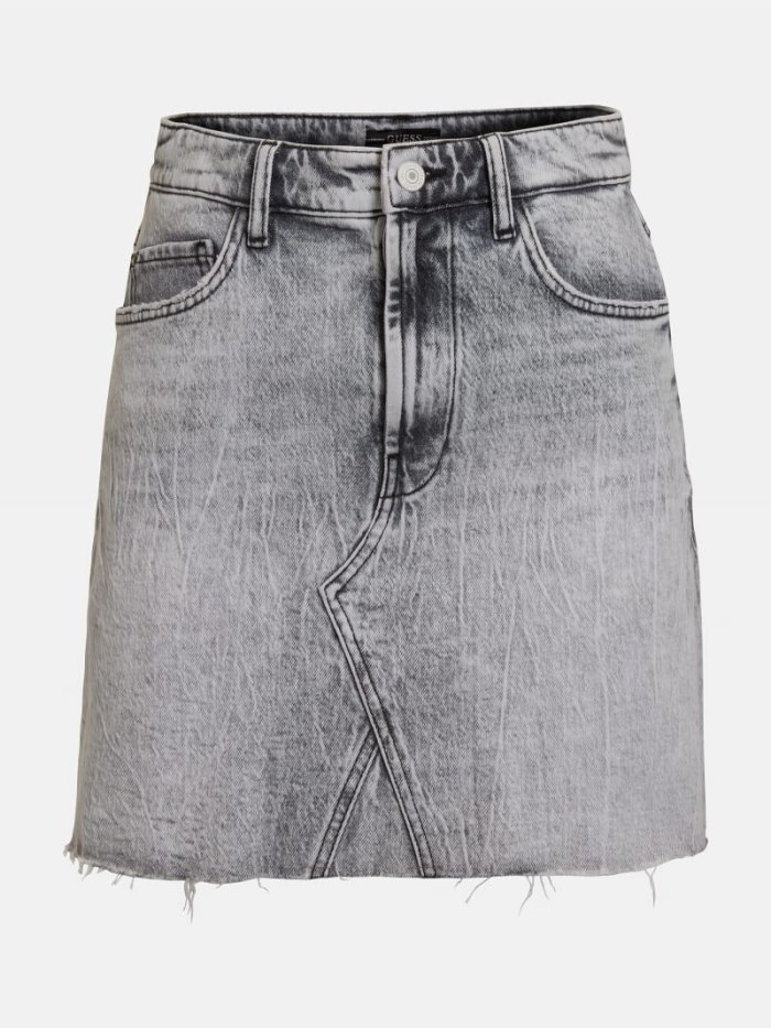 Guess Used-look Kadın Denim Skirts Mavi | TR-998007