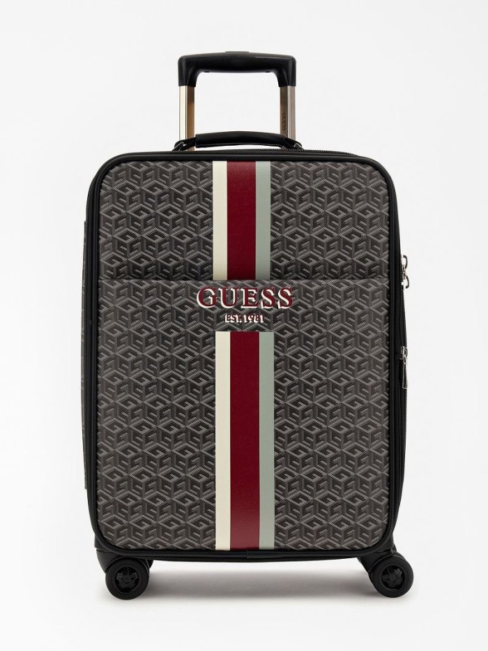 Guess Vikky G Cube Logo Trolley Kadın Bagaj Çantası Gri | TR-867714