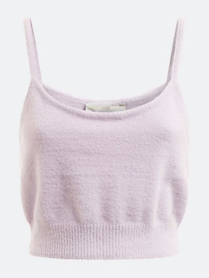 Guess Viscose Bland Tank Kadın Kazak Lilac | TR-974466