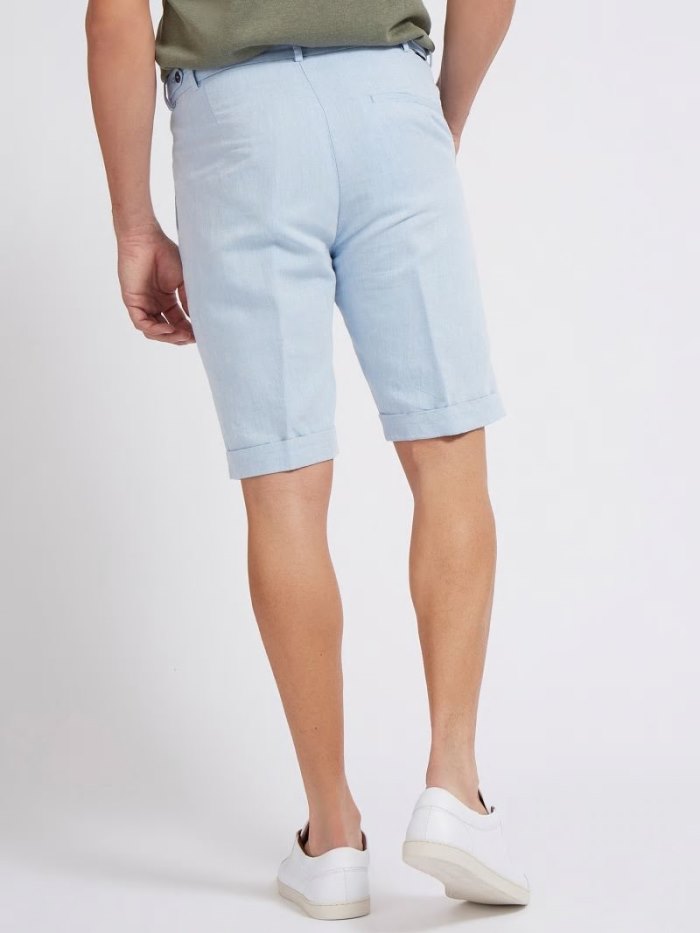 Guess Şort Marciano Chino Erkek Bermuda Açık Mavi | TR-318671